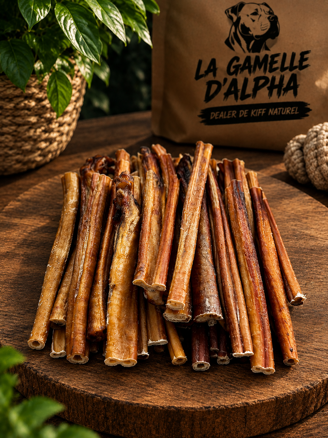 🦴 Nerf de Bœuf XL 24 cm La Gamelle d'Alpha